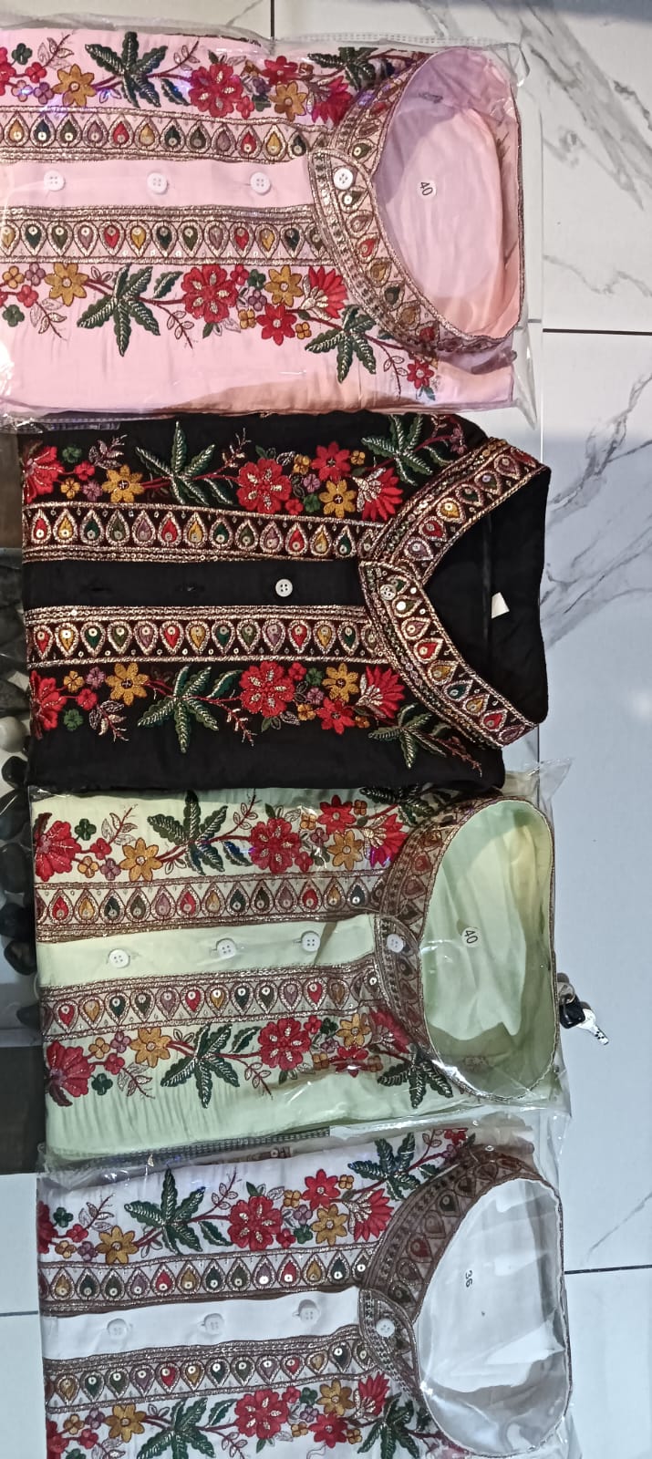 ETHEREAL EMBRODIRED KURTA