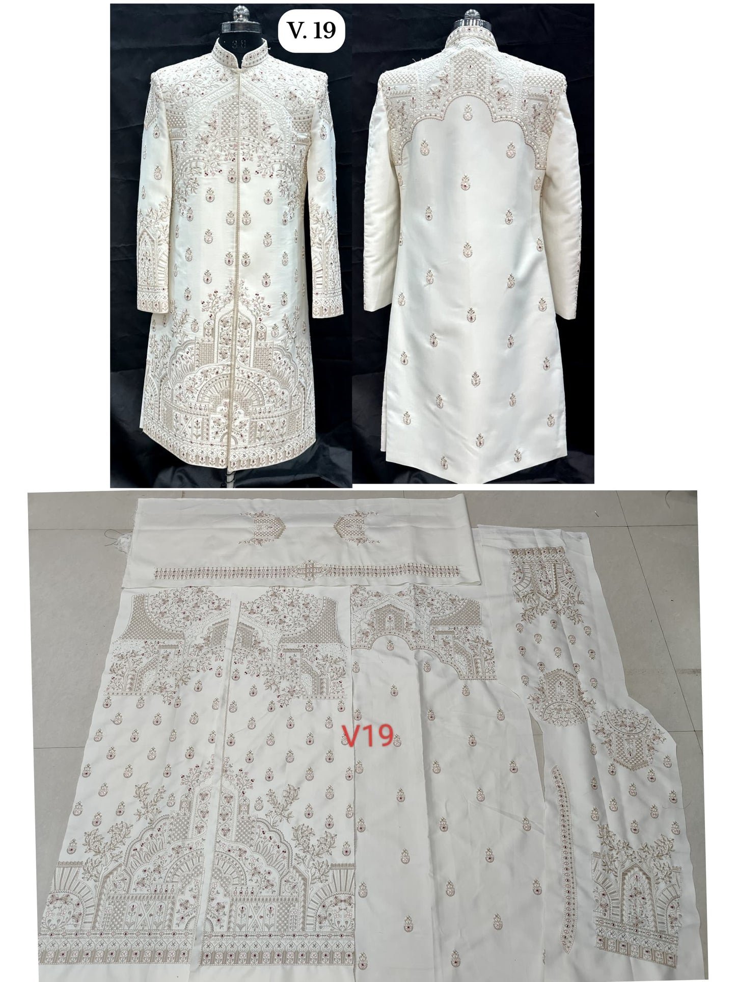 Sherwani Cut Piece Royale -  Fabric is Sold Per Meter