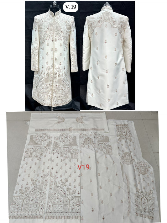 Sherwani Cut Piece Royale -  Fabric is Sold Per Meter