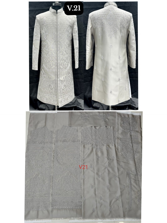 Sherwani Cut Piece Majesty -  Fabric is Sold Per Meter