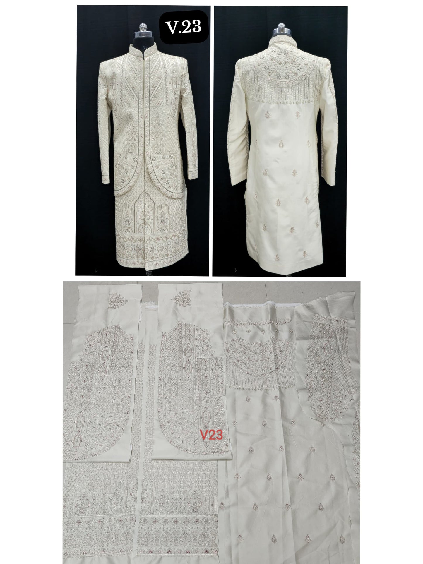 Sherwani Cut Piece Royale -  Fabric is Sold Per Meter