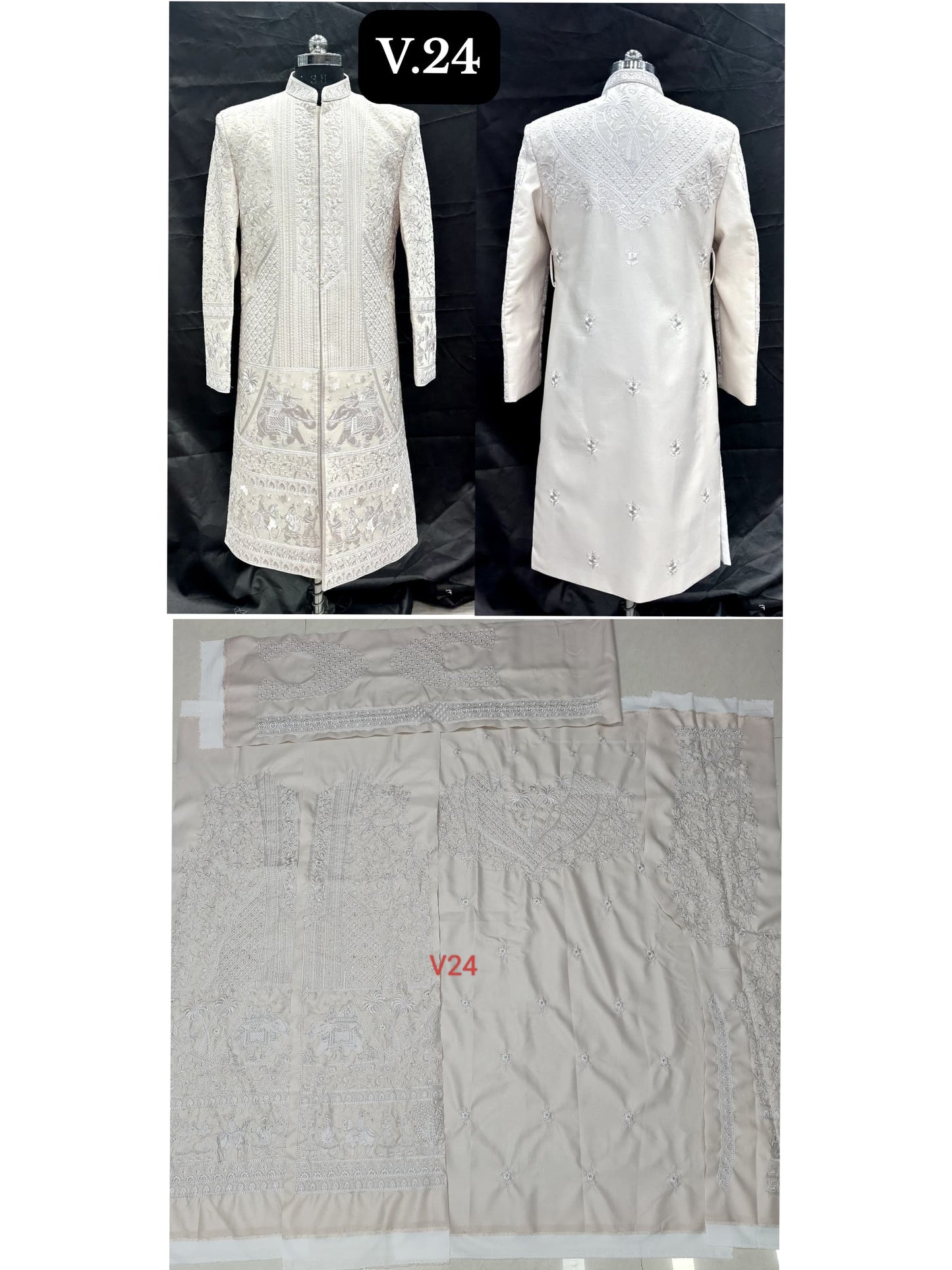 Sherwani Cut Piece Royale -  Fabric is Sold Per Meter