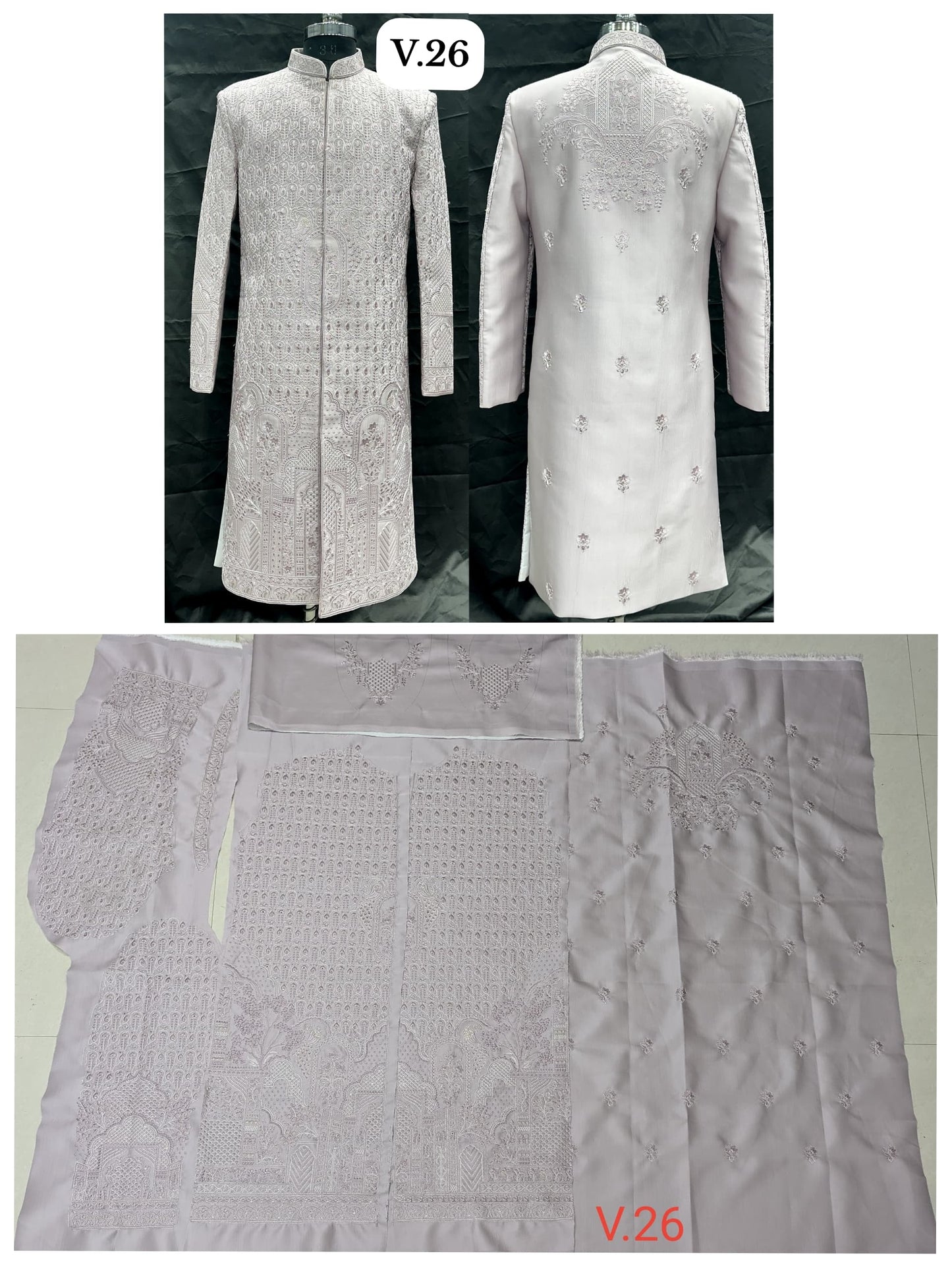 Sherwani Cut Piece Classic - Fabric is Sold Per Meter