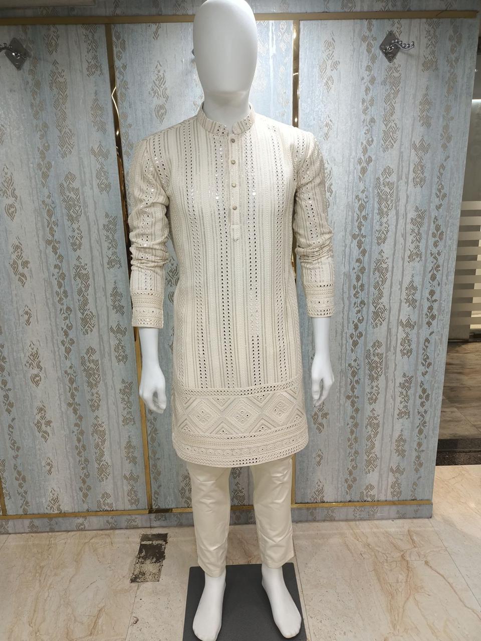 Sherwani Cut Piece -  Fabric is Sold Per Meter