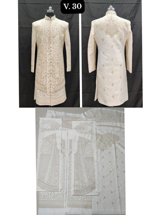 Sherwani Cut Piece - Fabric is Sold Per Meter