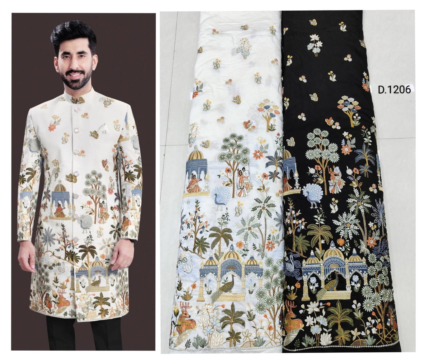 Majestic Aura Kurta - Fabric is Sold Per Meter